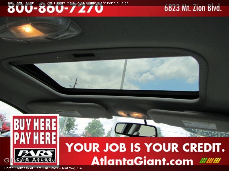 Light Tundra Metallic / Medium/Dark Pebble Beige 2006 Ford Taurus SEL