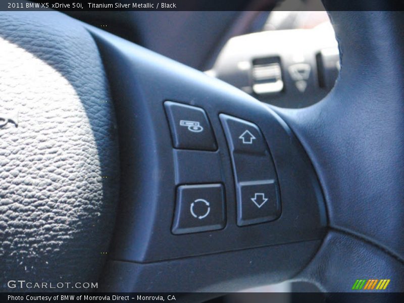 Titanium Silver Metallic / Black 2011 BMW X5 xDrive 50i