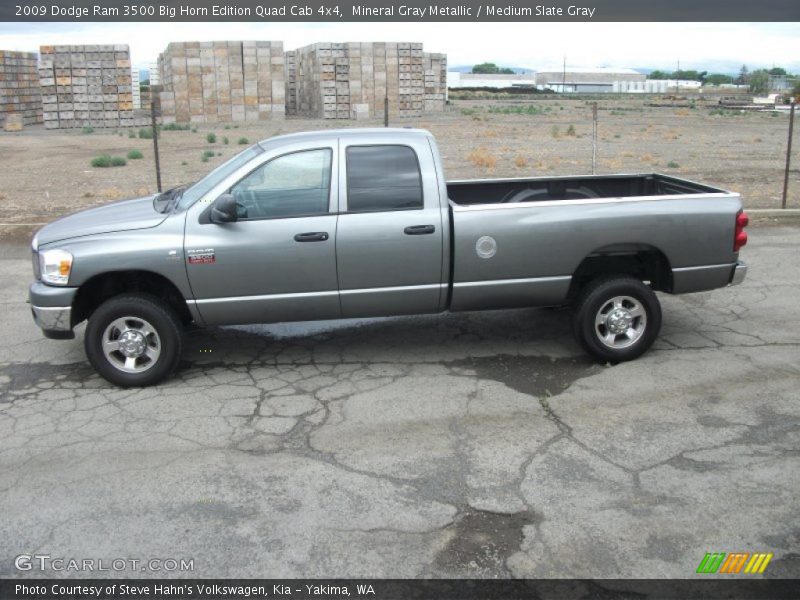  2009 Ram 3500 Big Horn Edition Quad Cab 4x4 Mineral Gray Metallic