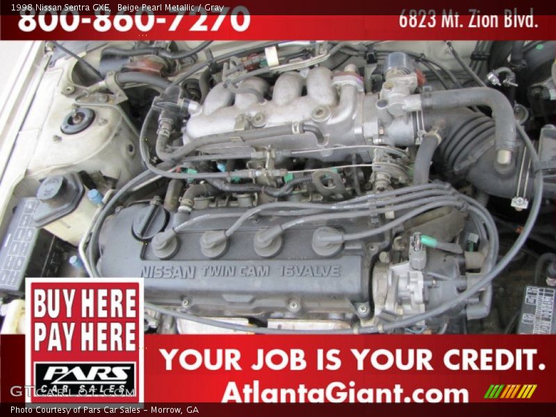 Beige Pearl Metallic / Gray 1998 Nissan Sentra GXE
