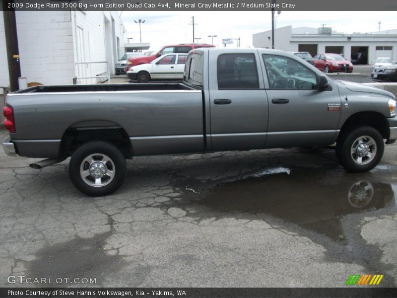 Mineral Gray Metallic / Medium Slate Gray 2009 Dodge Ram 3500 Big Horn Edition Quad Cab 4x4