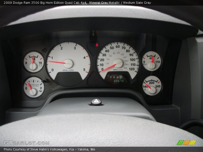  2009 Ram 3500 Big Horn Edition Quad Cab 4x4 Big Horn Edition Quad Cab 4x4 Gauges
