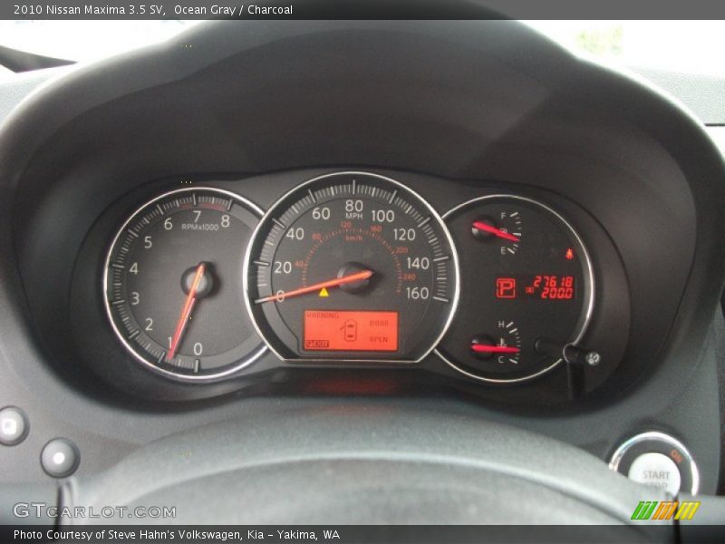 Ocean Gray / Charcoal 2010 Nissan Maxima 3.5 SV