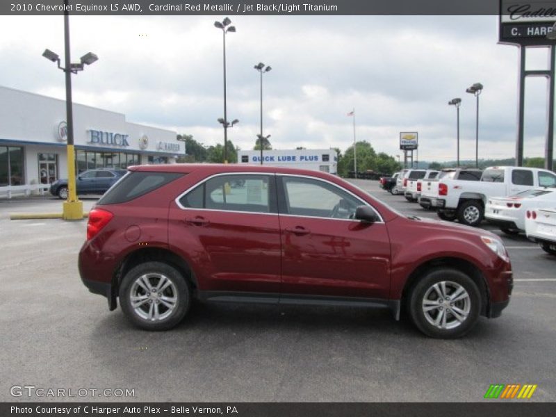 Cardinal Red Metallic / Jet Black/Light Titanium 2010 Chevrolet Equinox LS AWD