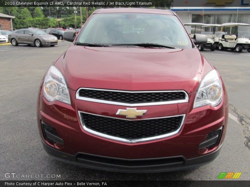 Cardinal Red Metallic / Jet Black/Light Titanium 2010 Chevrolet Equinox LS AWD