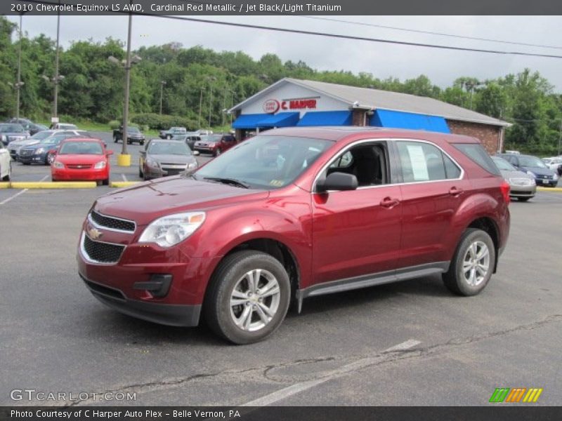 Cardinal Red Metallic / Jet Black/Light Titanium 2010 Chevrolet Equinox LS AWD