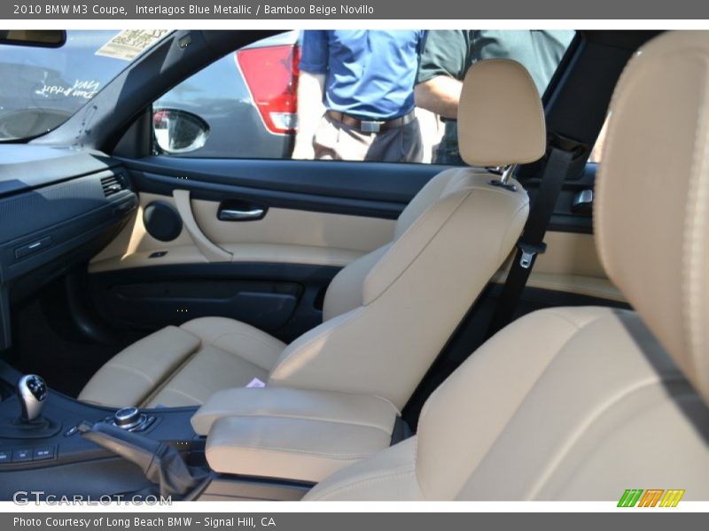Interlagos Blue Metallic / Bamboo Beige Novillo 2010 BMW M3 Coupe