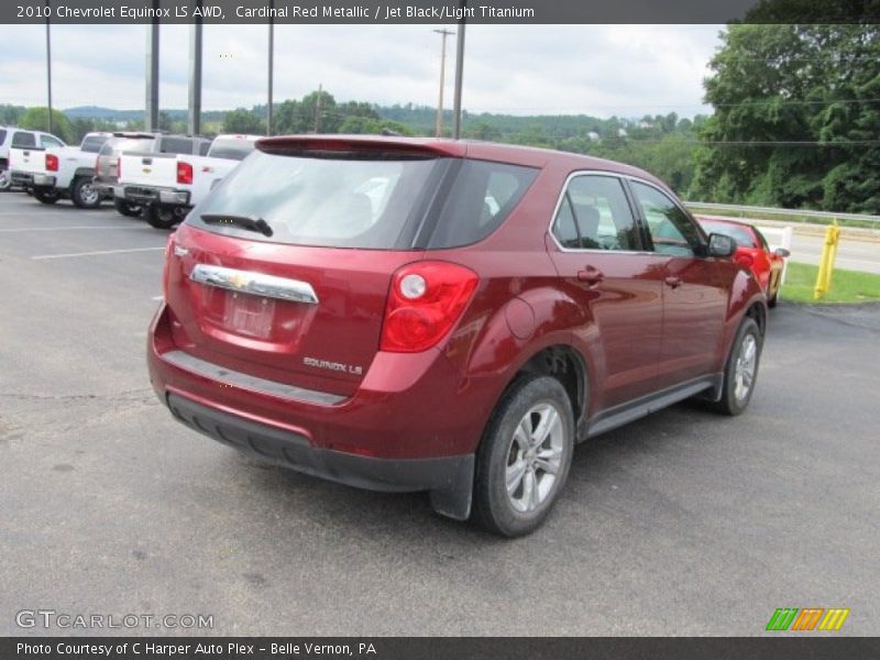 Cardinal Red Metallic / Jet Black/Light Titanium 2010 Chevrolet Equinox LS AWD