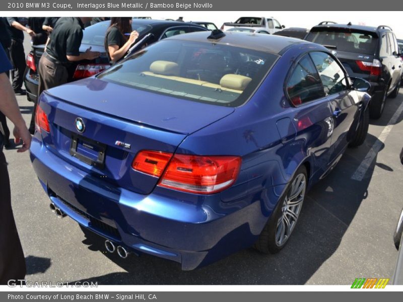 Interlagos Blue Metallic / Bamboo Beige Novillo 2010 BMW M3 Coupe