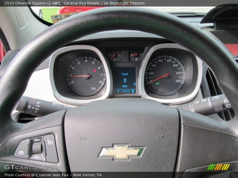 Cardinal Red Metallic / Jet Black/Light Titanium 2010 Chevrolet Equinox LS AWD