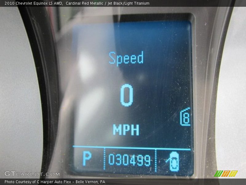 Cardinal Red Metallic / Jet Black/Light Titanium 2010 Chevrolet Equinox LS AWD
