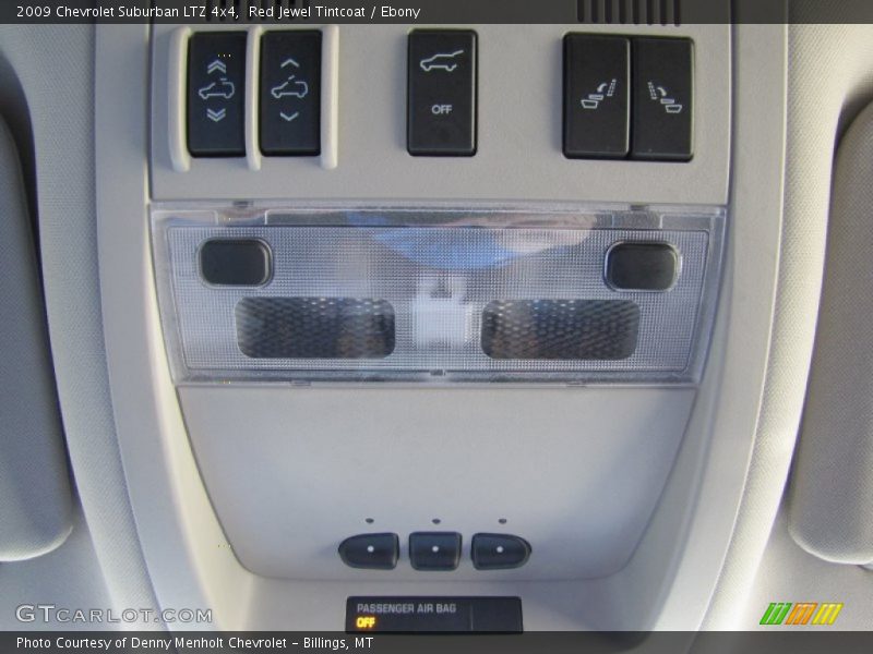 Controls of 2009 Suburban LTZ 4x4