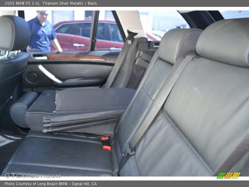 Titanium Silver Metallic / Black 2003 BMW X5 3.0i