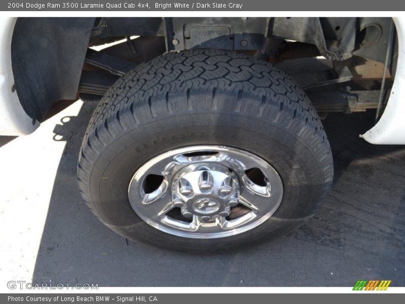 Bright White / Dark Slate Gray 2004 Dodge Ram 3500 Laramie Quad Cab 4x4