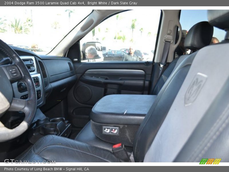 Bright White / Dark Slate Gray 2004 Dodge Ram 3500 Laramie Quad Cab 4x4