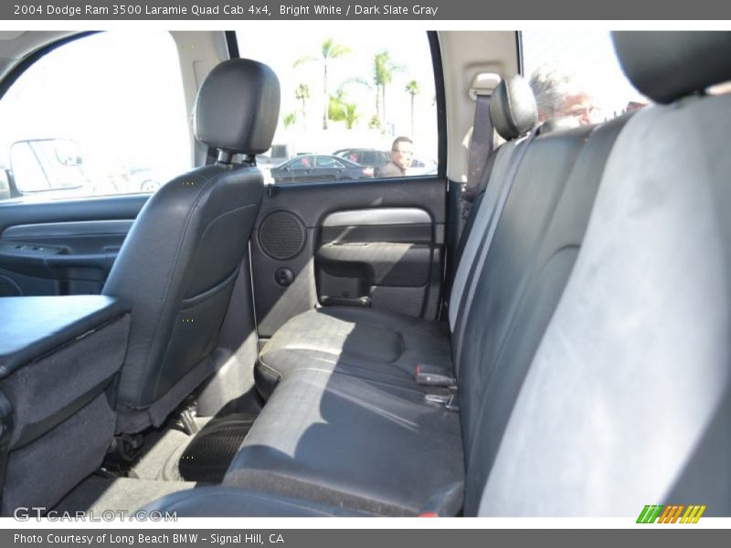 Bright White / Dark Slate Gray 2004 Dodge Ram 3500 Laramie Quad Cab 4x4