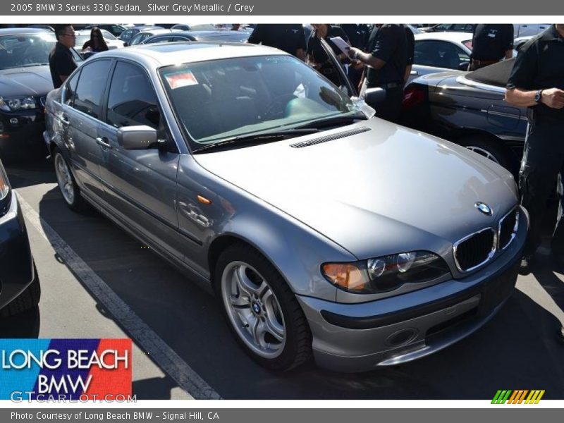 Silver Grey Metallic / Grey 2005 BMW 3 Series 330i Sedan