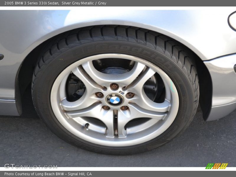 Silver Grey Metallic / Grey 2005 BMW 3 Series 330i Sedan