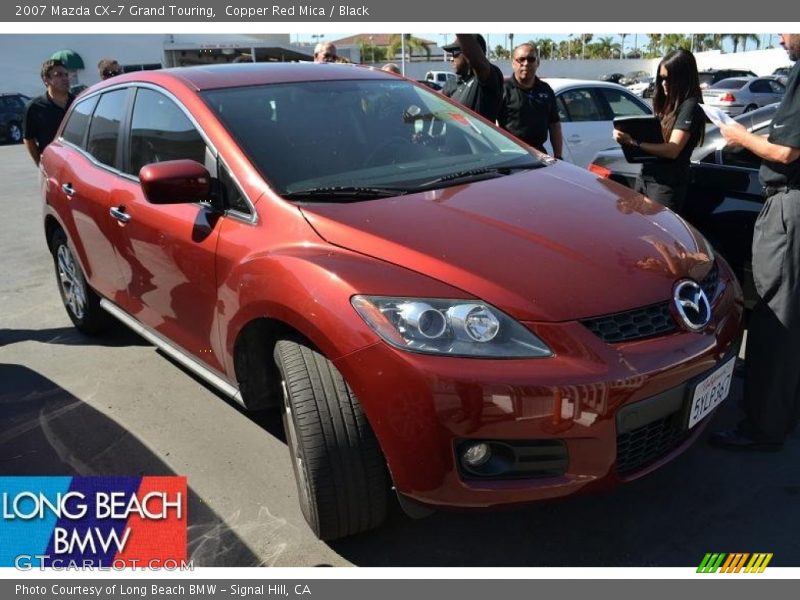 Copper Red Mica / Black 2007 Mazda CX-7 Grand Touring