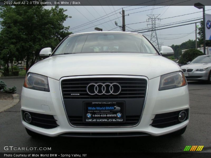 Ibis White / Black 2010 Audi A3 2.0 TFSI quattro