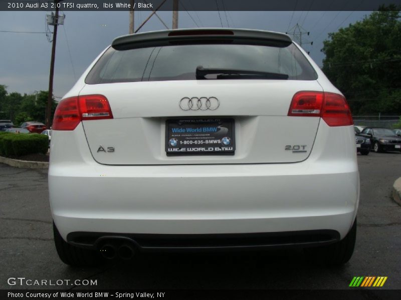 Ibis White / Black 2010 Audi A3 2.0 TFSI quattro