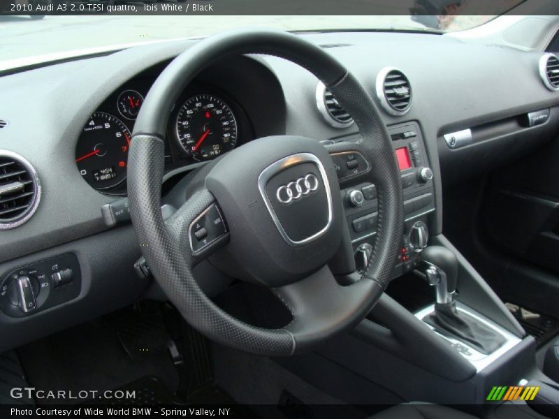 Ibis White / Black 2010 Audi A3 2.0 TFSI quattro