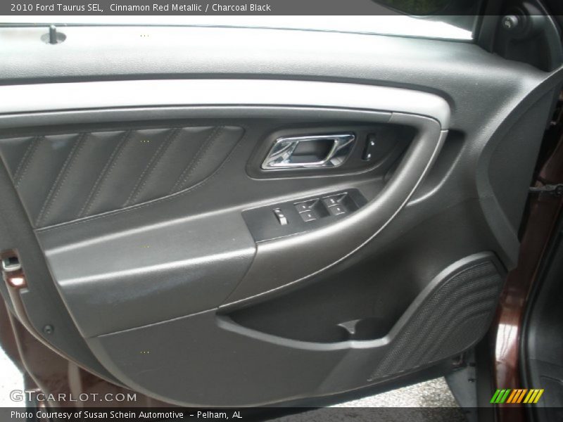 Cinnamon Red Metallic / Charcoal Black 2010 Ford Taurus SEL