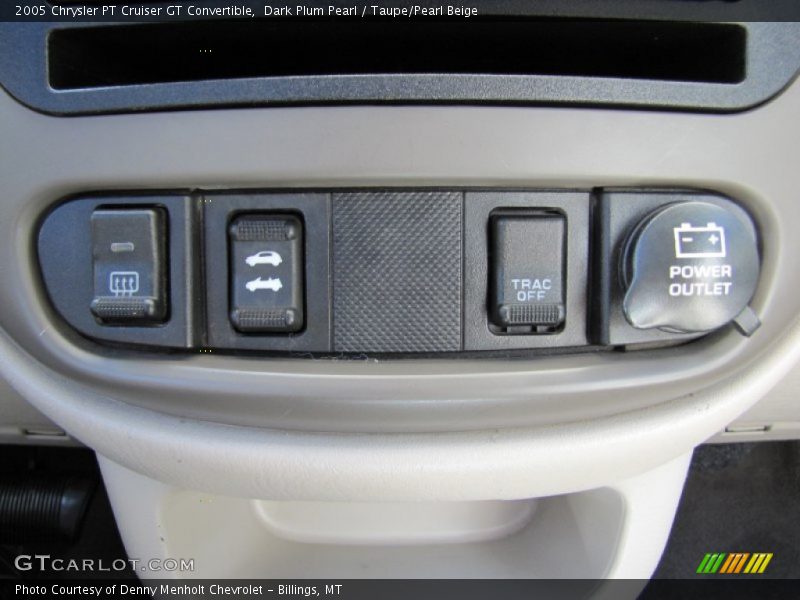 Dark Plum Pearl / Taupe/Pearl Beige 2005 Chrysler PT Cruiser GT Convertible