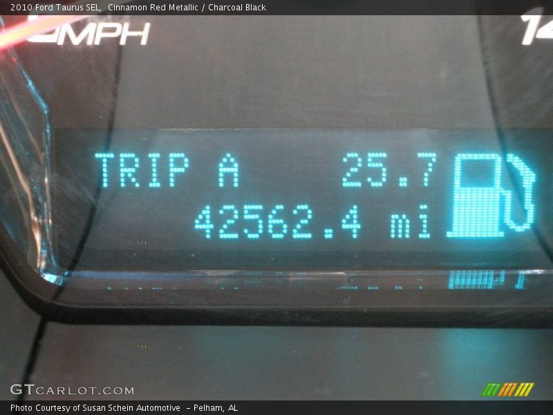 Cinnamon Red Metallic / Charcoal Black 2010 Ford Taurus SEL