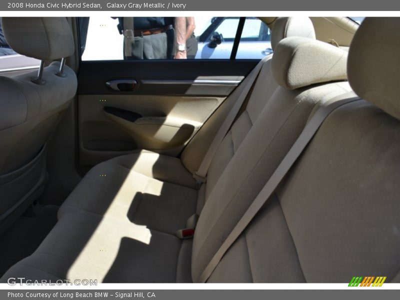 Galaxy Gray Metallic / Ivory 2008 Honda Civic Hybrid Sedan