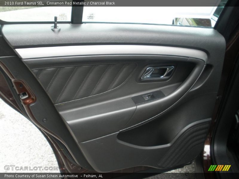 Cinnamon Red Metallic / Charcoal Black 2010 Ford Taurus SEL