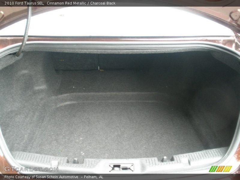 Cinnamon Red Metallic / Charcoal Black 2010 Ford Taurus SEL