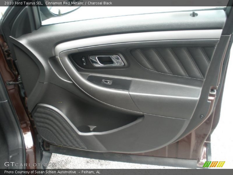 Cinnamon Red Metallic / Charcoal Black 2010 Ford Taurus SEL