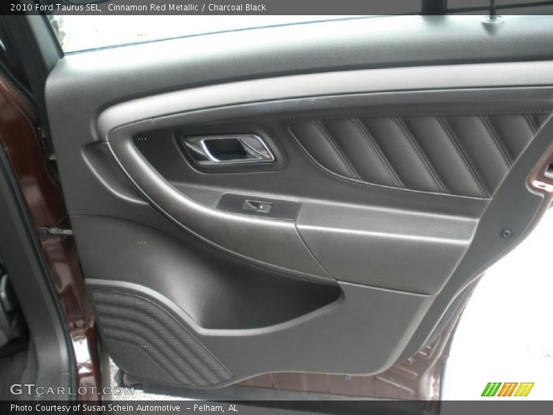 Cinnamon Red Metallic / Charcoal Black 2010 Ford Taurus SEL
