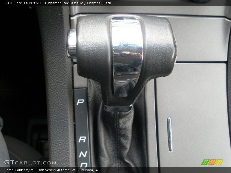 Cinnamon Red Metallic / Charcoal Black 2010 Ford Taurus SEL