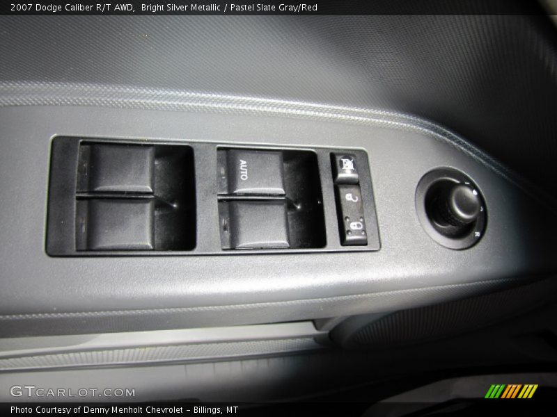 Bright Silver Metallic / Pastel Slate Gray/Red 2007 Dodge Caliber R/T AWD
