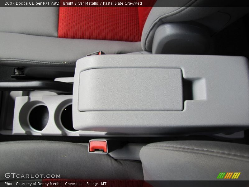 Bright Silver Metallic / Pastel Slate Gray/Red 2007 Dodge Caliber R/T AWD