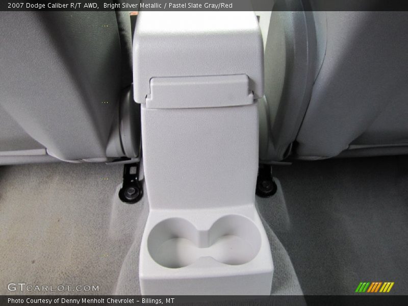 Bright Silver Metallic / Pastel Slate Gray/Red 2007 Dodge Caliber R/T AWD