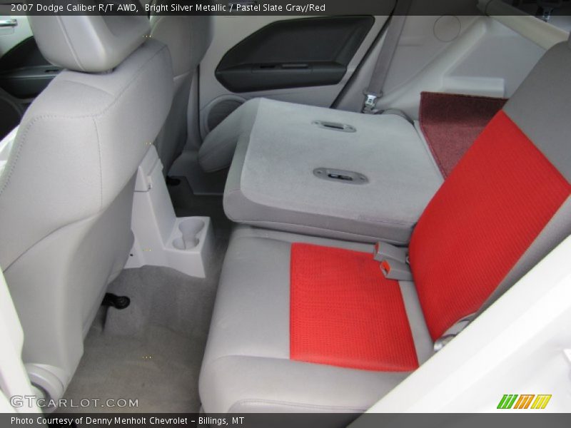 Bright Silver Metallic / Pastel Slate Gray/Red 2007 Dodge Caliber R/T AWD