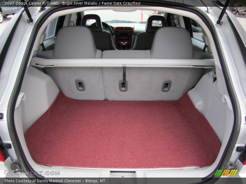 Bright Silver Metallic / Pastel Slate Gray/Red 2007 Dodge Caliber R/T AWD