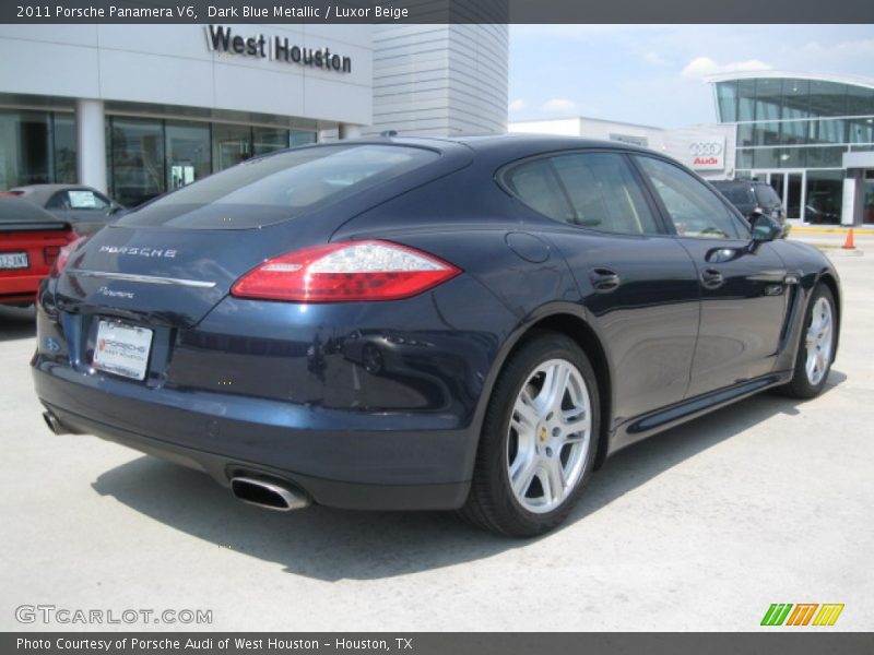 Dark Blue Metallic / Luxor Beige 2011 Porsche Panamera V6