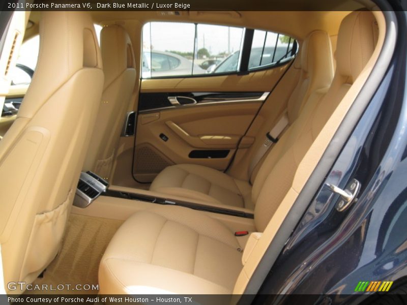 Dark Blue Metallic / Luxor Beige 2011 Porsche Panamera V6