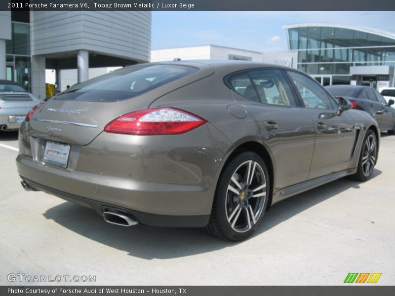 Topaz Brown Metallic / Luxor Beige 2011 Porsche Panamera V6