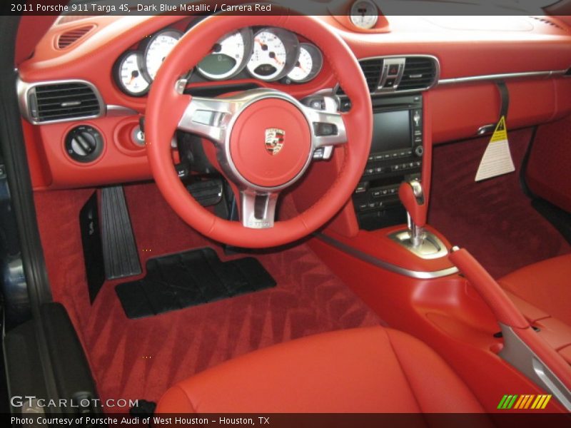  2011 911 Targa 4S Carrera Red Interior