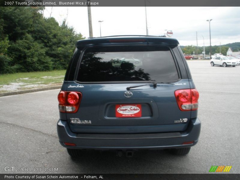 Bluesteel Mica / Taupe 2007 Toyota Sequoia Limited