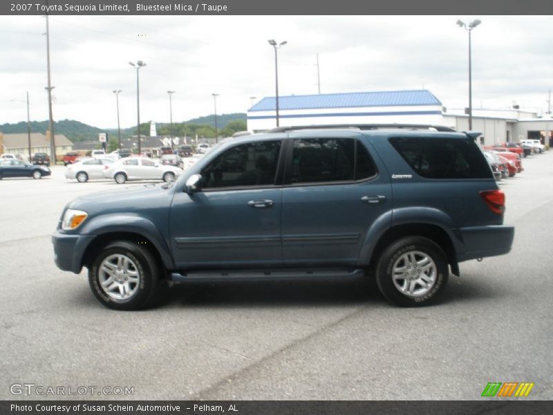 Bluesteel Mica / Taupe 2007 Toyota Sequoia Limited