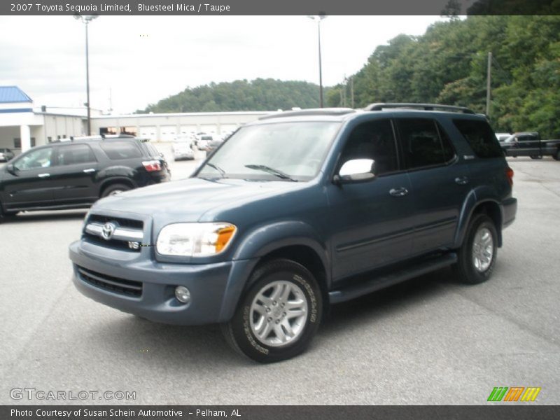 Bluesteel Mica / Taupe 2007 Toyota Sequoia Limited