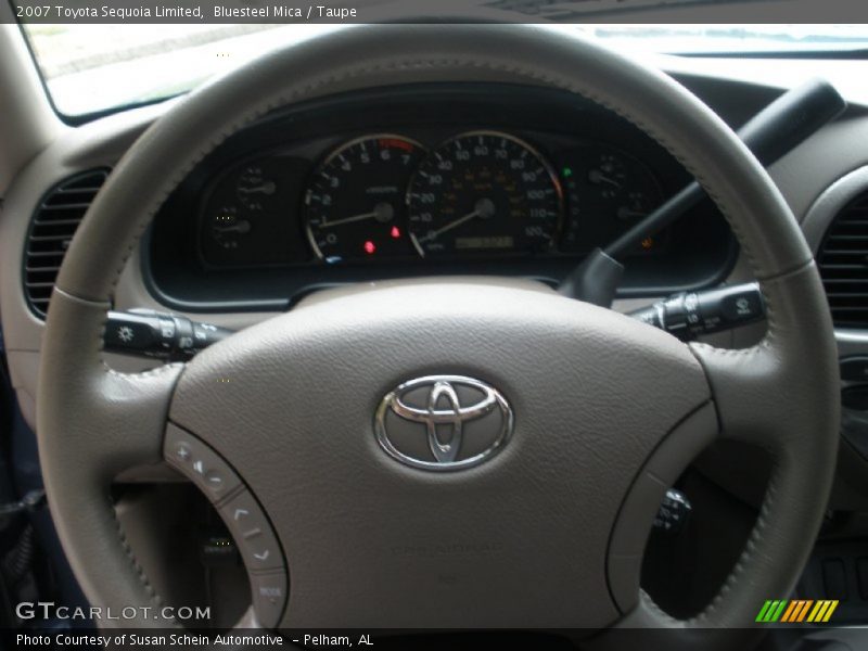 Bluesteel Mica / Taupe 2007 Toyota Sequoia Limited
