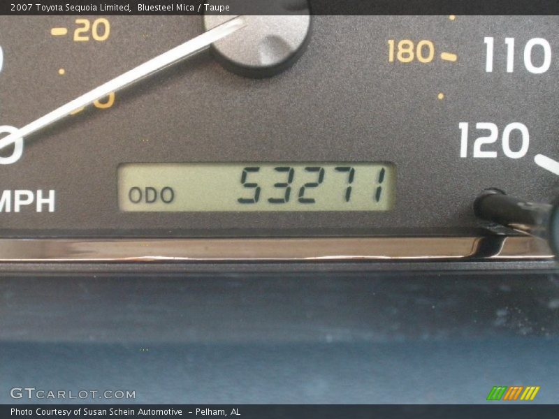 Bluesteel Mica / Taupe 2007 Toyota Sequoia Limited