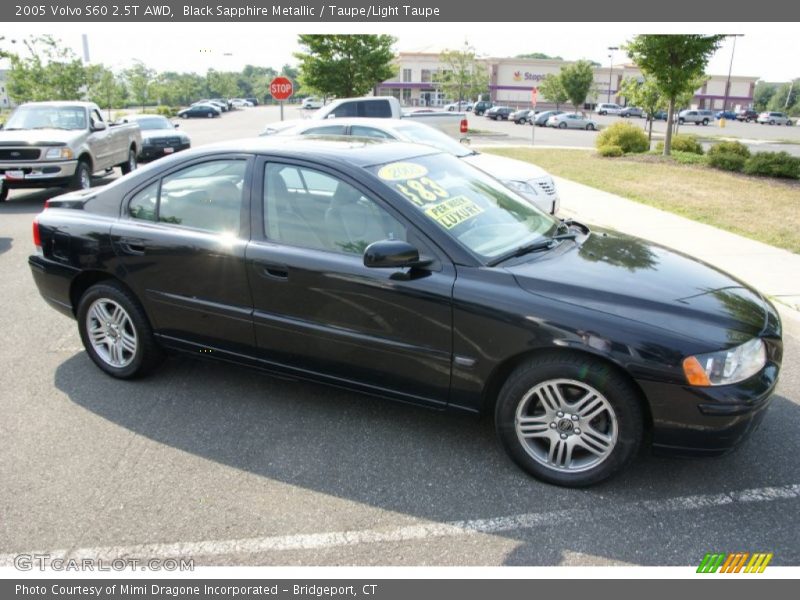 Black Sapphire Metallic / Taupe/Light Taupe 2005 Volvo S60 2.5T AWD